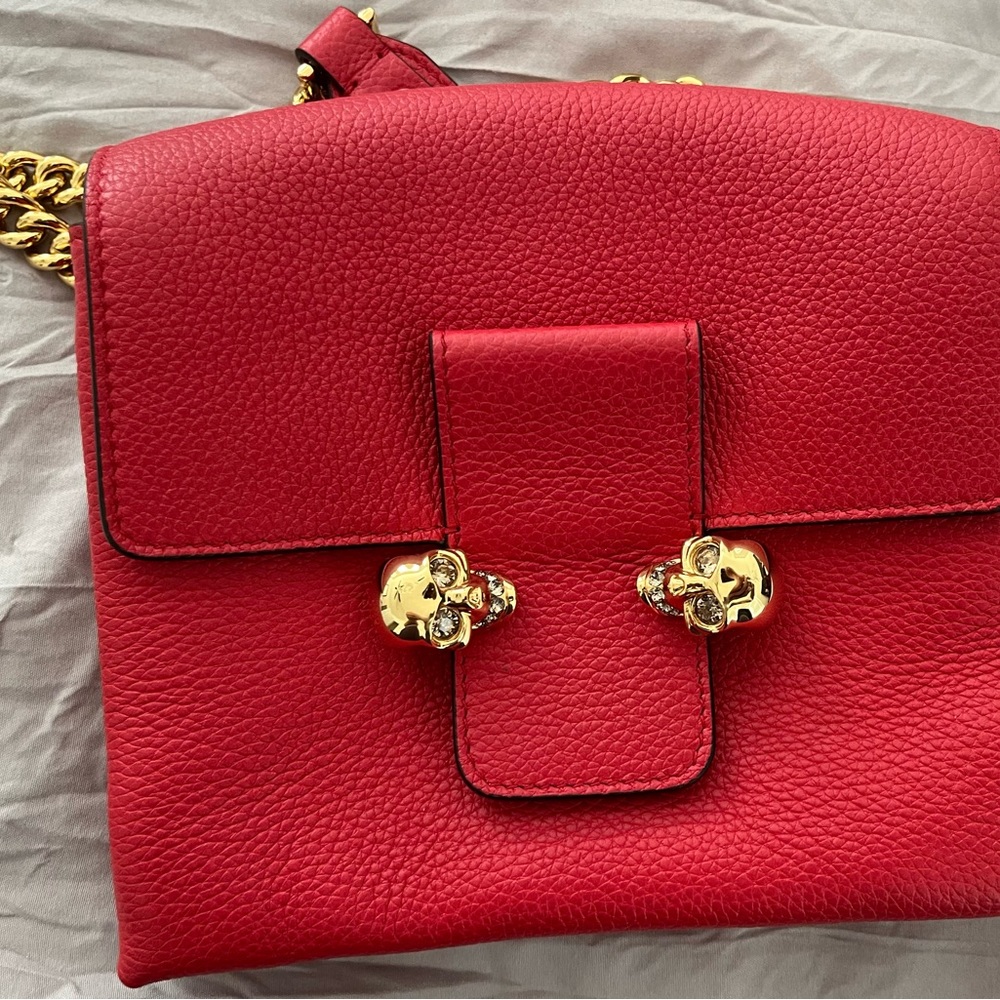 Shoulder leather bag